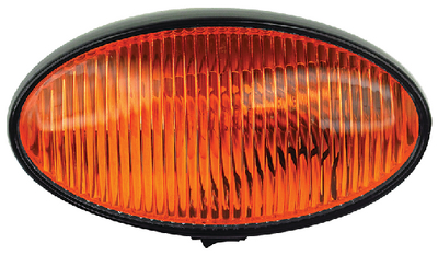 SEACHOICE 590-1123 PRCH OVL W/SWTCH BLK BASE AMB